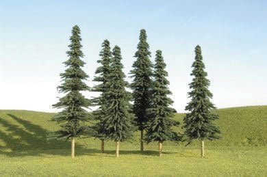 Bachmann Scene Scapes 32204, Spruce Trees, 8" - 10", 3 Trees - House of Trains