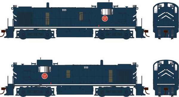 Bowser 25214 HO, Alco RS3, Loksound, MP, 999 - House of Trains