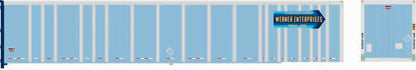 Bowser 43301 HO, 53' Platewall Highway Trailer, Werner 97202 - House of Trains