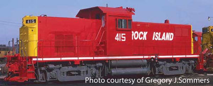 Bowser, English's Model Railroad 60553 HO, Alco C-415, ESU LokSound and DCC, Rock Island, Late Red with Yellow Ends, CRIP 416 - House of Trains