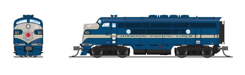 Broadway Limited 7724 N EMD F3 A/B, Paragon 4 DCC/Sound, Powered A, Unpowered B, Wabash - House of Trains