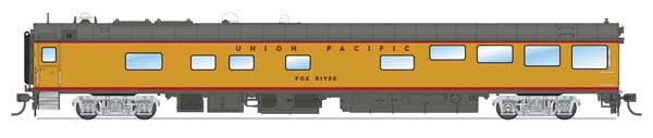 Broadway Limited 9105 HO, Union Pacific Track Inspection Car, "Fox River", 1995 - 2006 Appearance - House of Trains
