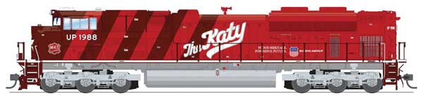 Broadway Limited 9779 HO, EMD SD70ACe, Stealth, DCC READY, Union Pacific, MKT Heritage Paint Scheme, UP 1988 - House of Trains