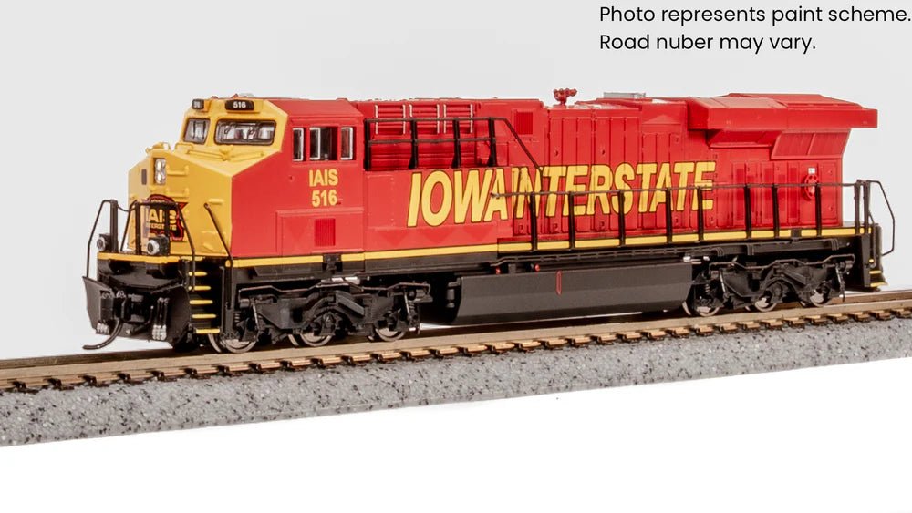 Broadway Limited 9895 N EMD GE ES44AC, DCC READY, Stealth, Iowa Interstate, 30th Anniversary Rock Island Paint Scheme, IAIS 516 - House of Trains