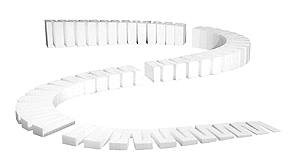 Woodland Scenics 1410 2% Incline Set (8 Pieces)