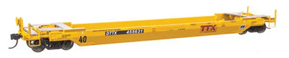 Walthers 920-109150 HO, Proto Gunderson Rebuilt AP 40' Well Car, TTX, Railbox, DTTX 455631