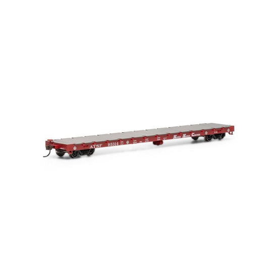 Athearn 97831 HO, 60' Flat Car, Santa Fe, ATSF, 95314