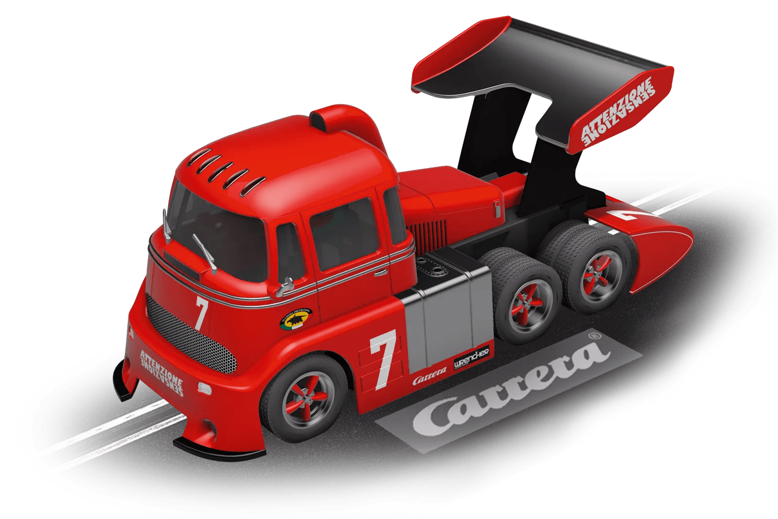 Carrera 30988, Digital, 132, Electric Slot Car, Carrera Race Truck, No. 7 - House of Trains