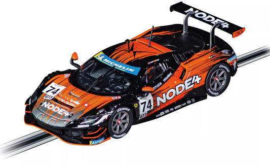 Carrera 32055, Digital, 132, Electric Slot Car, Ferrari 296 GT3, Kessel Racing, No. 74 - House of Trains