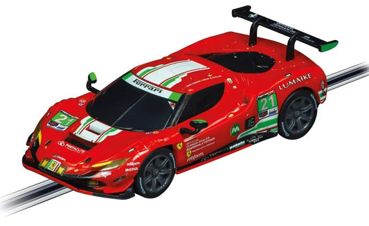 Carrera 64242, GO!!!, Slot Car, Ferrari 296 GT3, AF Corse, No. 21 - House of Trains