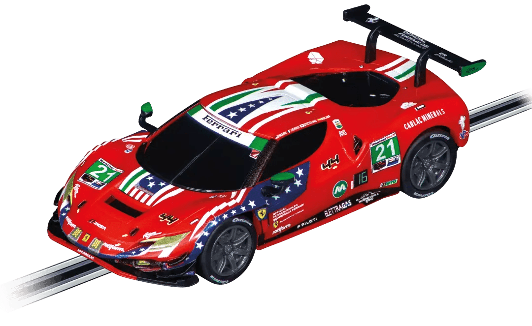 Carrera 64284, GO!!!, Slot Car, Ferrari 296 GT3, AF Corse, No. 21 - House of Trains
