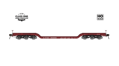 Class One Model Works 200 HO, Heavy Duty Flat Car, ATSF, 90000 - House of Trains