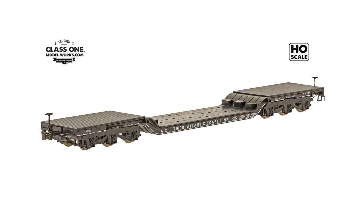 Class One Model Works 230 HO, Heavy Duty Flat Car, ACL, 79100 - House of Trains