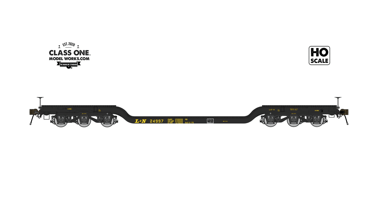Class One Model Works 234 HO, Heavy Duty Flat Car, LN, 24997 - House of Trains