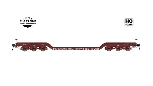 Class One Model Works 238 HO, Heavy Duty Flat Car, RI, 92000 - House of Trains