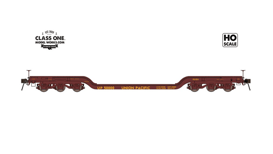 Class One Model Works 242 HO, Heavy Duty Flat Car, UP, 50000 - House of Trains