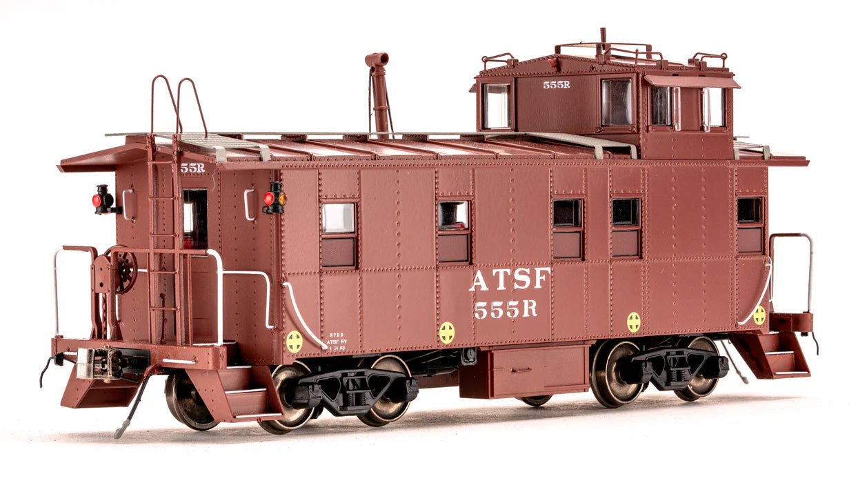 Class One Model Works CB00101 HO Peaked Roof Caboose ATSF 555R - House of Trains