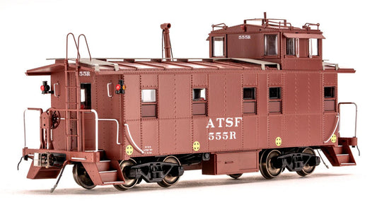 Class One Model Works CB00101 HO Peaked Roof Caboose ATSF 555R - House of Trains