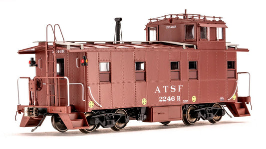 Class One Model Works CB00201 HO Peaked Roof Caboose ATSF 2246R - House of Trains