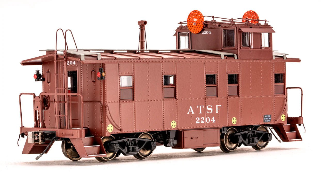 Class One Model Works CB00205 HO Peaked Roof Caboose ATSF 2204 - House of Trains