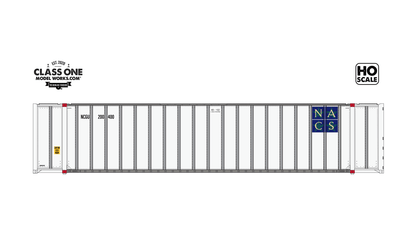 Class One Model Works CT00203 HO, Hyundai 48' Exterior Post Container, 2 Pack, NACS - House of Trains