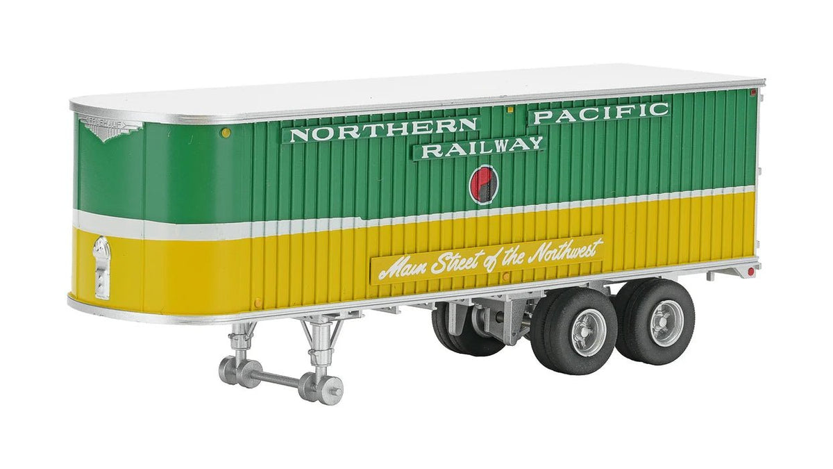 Class One Model Works TR00205 HO, Fruehauf Corrugated Side, 31' Early Trailer, Northern Pacific - House of Trains