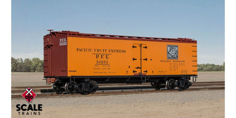 Scale Trains 15098 HO, FVM, PCF R-40-2 Wood Reefer, PFE, 50462