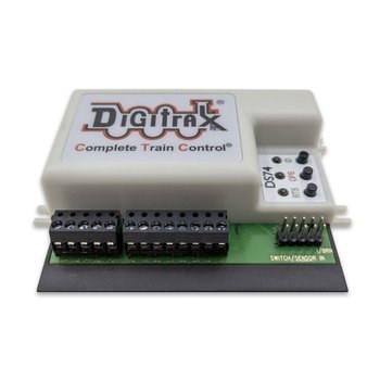 Digitrax DS74 Stationary Decoder, 4 Turnouts, Slow Motion - House of Trains