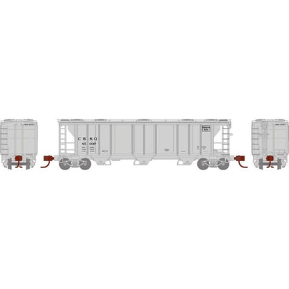 Athearn 28349 N, PS 2893 Covered Hopper, CBQ, 85007