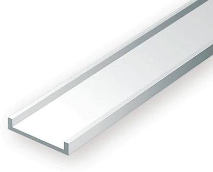 Evergreen 263 Channel, .100" (2.5 mm) (4 Pieces) - House of Trains