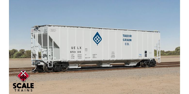 ExactRail Evolution 1725 - 2 HO, 4780 Covered Hopper, UELX, 65015 - House of Trains