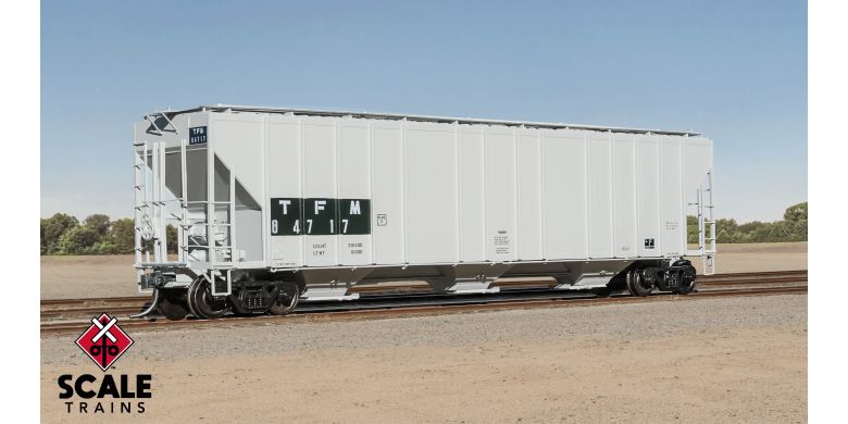 ExactRail Evolution 1728 - 1 HO, 4780 Covered Hopper, TFM, 84717 - House of Trains