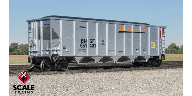 Fox Valley Models 10057 N, Trinity RD - 4 Coal Hopper, BNSF 651529 - House of Trains