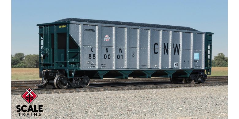 Fox Valley Models 10066 N, Trinity RD - 4 Coal Hopper, CNW 880001 - House of Trains