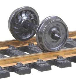 Kadee 521 HO Metal Wheels, 36" Ribbed Backed