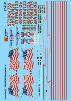 Microscale 60-1150 N, Union Pacific Diesels, Building America, 2002+
