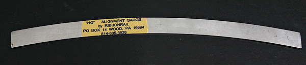 Ribbonrail 1020 HO 10" Track Gauge, 20" Radius