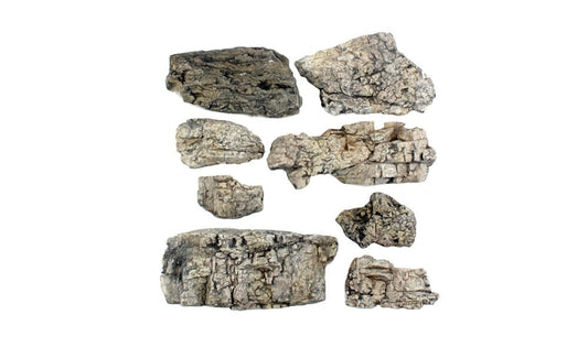 Woodland Scenics C1137, Ready Rocks, Faceted