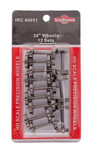 InterMountain 40051 HO 36" Metal Wheelsets - House of Trains