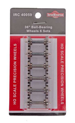 Intermountain 40059 HO Ball Bearing 36" Wheelsets - House of Trains