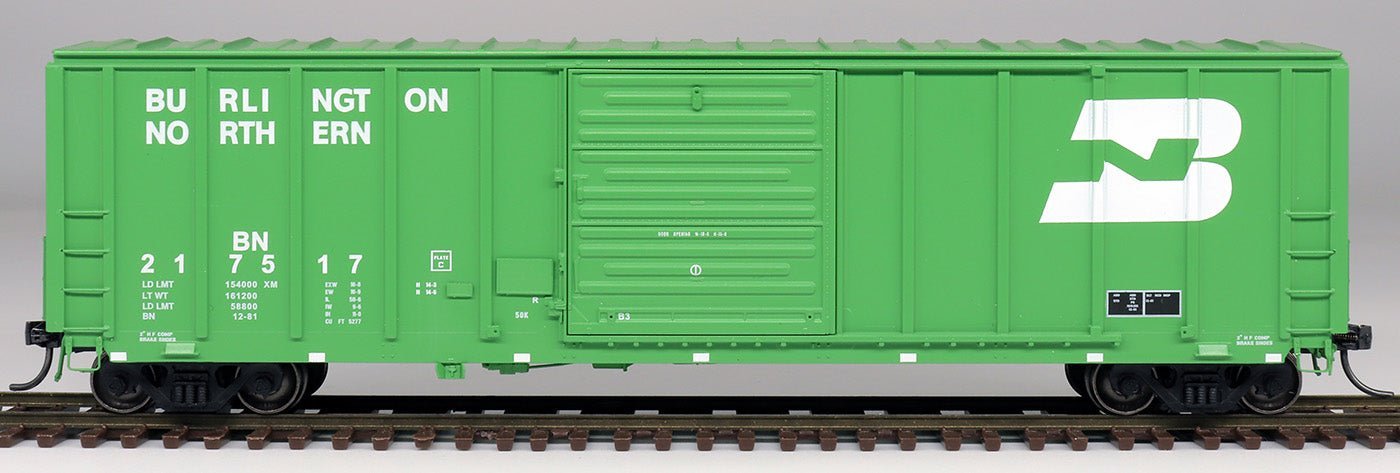InterMountain 47504 - 39 HO, 5277 Cu. Ft. Exterior Post Box Car, BN, 217535 - House of Trains