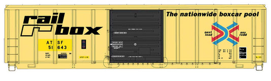 InterMountain 67521 - 01 N, P - S 5277 Box Car, ATSF, 51364 - House of Trains