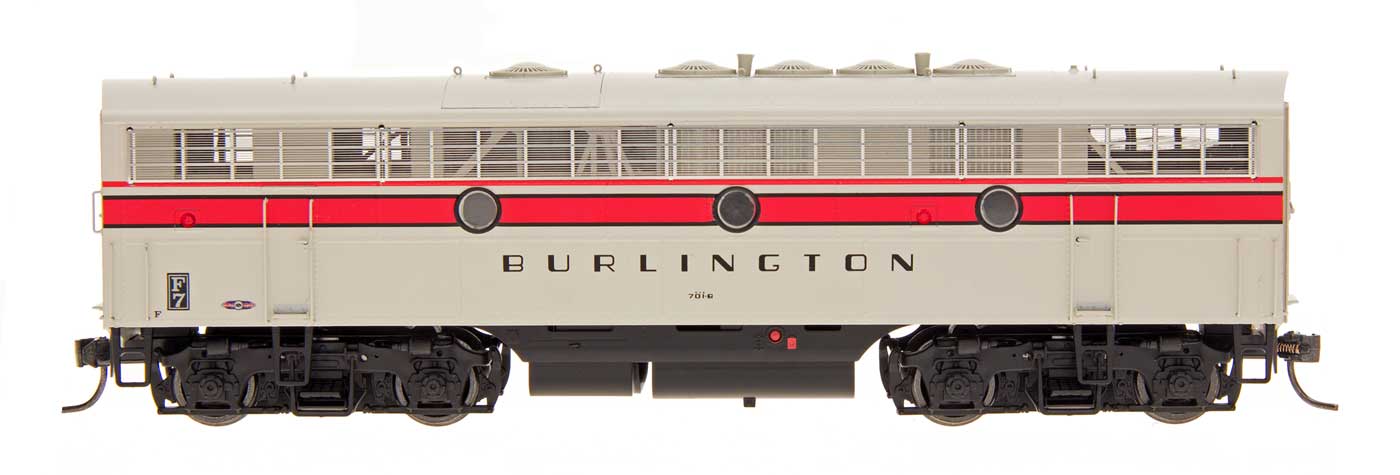 InterMountain 69707S - 03 N, EMD F7B, ESU LokSound, CBQ, 701C - House of Trains