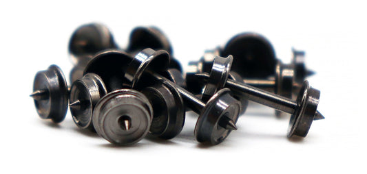 Intermountain Railway 60055 N, Metal Wheelsets, 33" Wheels, Bulk Pack, 0.554 Axle Length, 100 Sets - House of Trains