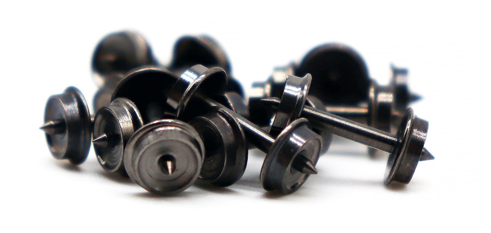 Intermountain Railway 60056 N, Metal Wheelsets, 36" Wheels, Bulk Pack, 0.554 Axle Length, 100 Sets - House of Trains