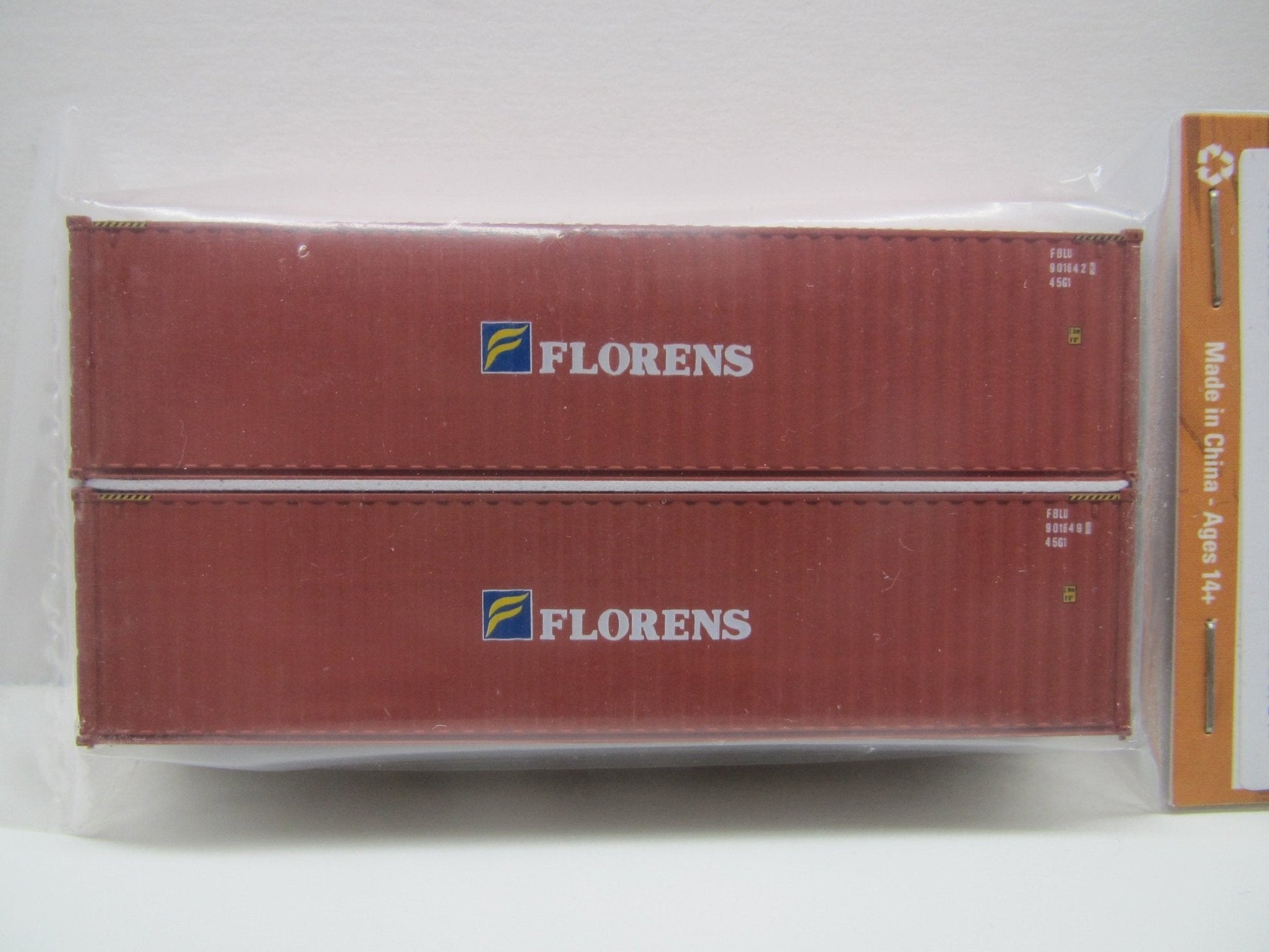 Jacksonville Terminal Company 405025 N, 40' High - Cube Container, Florens, 2 Pack - House of Trains