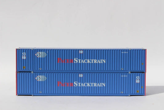 Jacksonville Terminal Company 535015 N, 53' Container, Pacer Stacktrain, PACU, 2 Pack - House of Trains