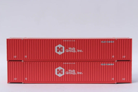 Jacksonville Terminal Company 535067 N, 53' Container, UPHU HUB Patch, UPHU, 2 Pack - House of Trains