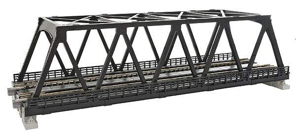 Kato 20-438 N, Double Truss Bridge, 9 3/4", (248mm), Black, 1pc