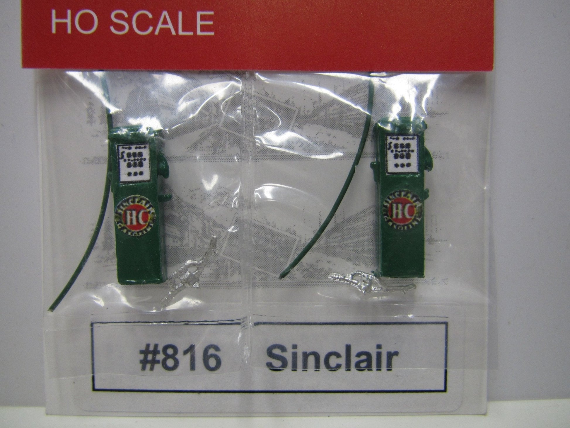 JL Innovative Design 816 HO, Gas Pump, Sinclair - House of Trains